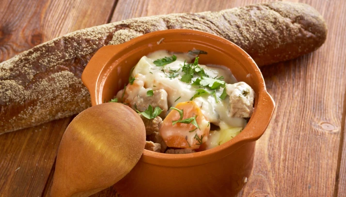 La blanquette d'agneau à la menthe visuel