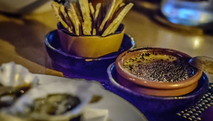 La Crème brûlée de foie gras à la florence visuel