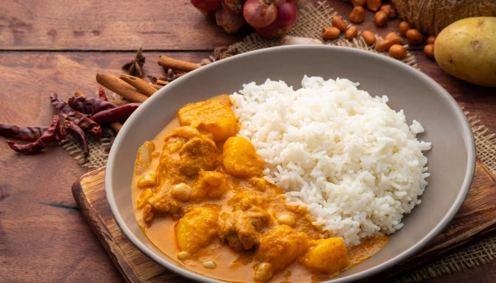 L'escalope de dinde au curry visuel