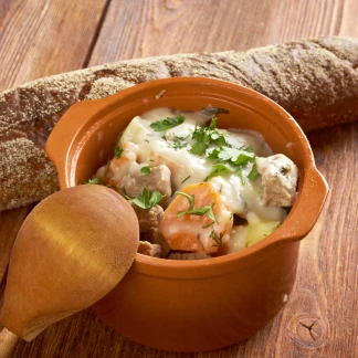 La blanquette d&#039;agneau à la menthe Visuel