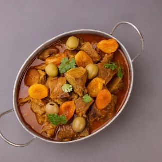 La tajine d&#039;agneau aux quatre légumes Visuel