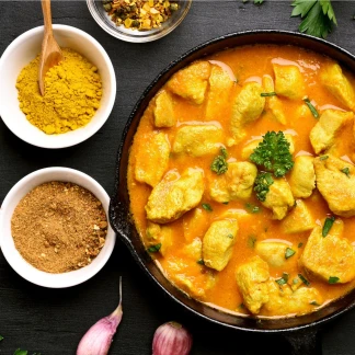 Les Aiguillettes de Poulet Au Curry Visuel