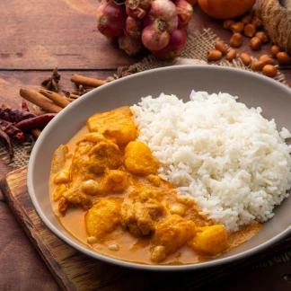 L&#039;escalope de dinde au curry Visuel