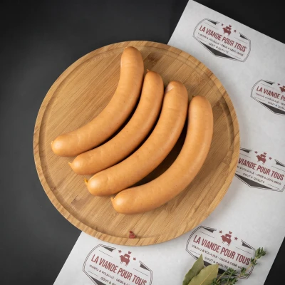 Saucisse de Strasbourg x4 55gr Visuel 1 principal